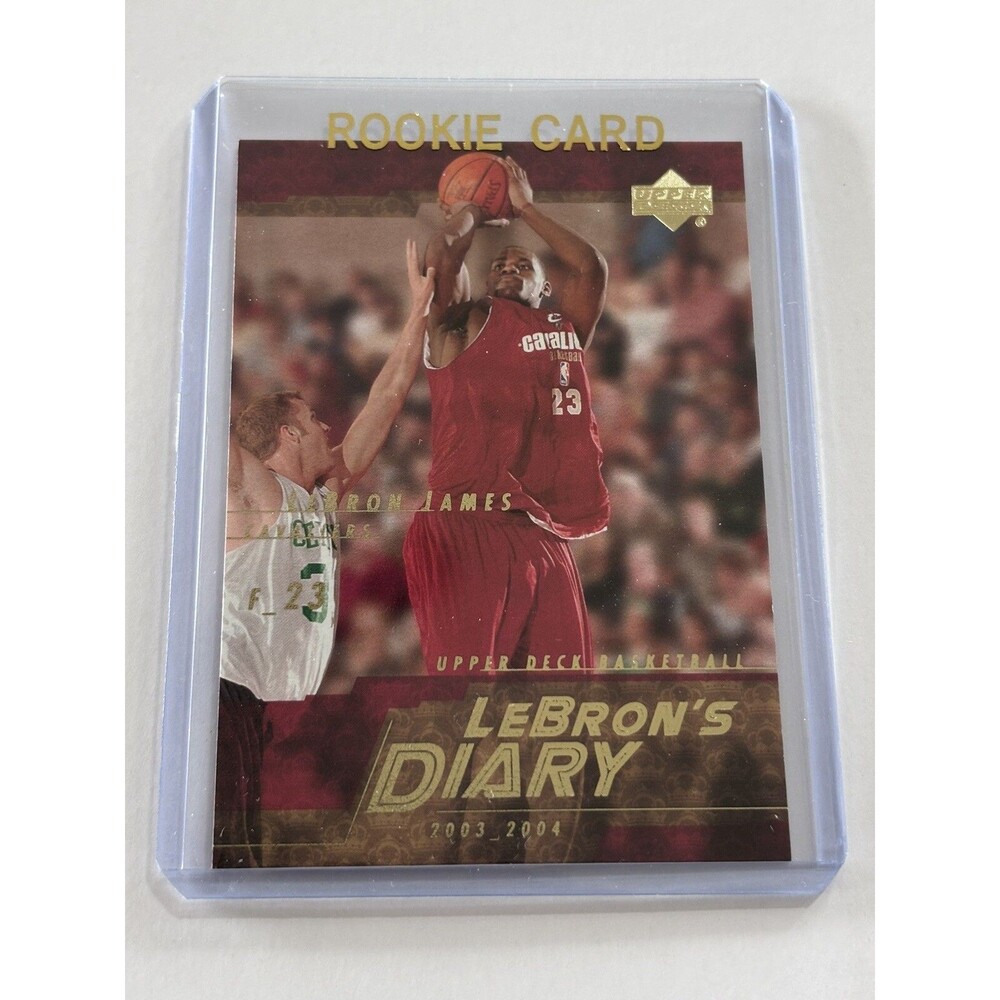 LEBRON JAMES Rookie Year Card 2003 Gold Foil LA Lakers Team USA Cavaliers CAVS